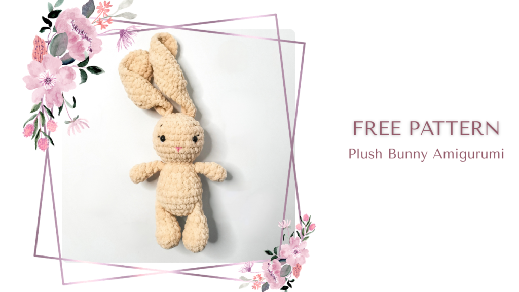 FREE Plush Bunny Crochet Pattern: Plush Bunny - EmmaS Dolls handmade pattern