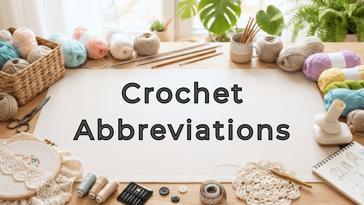 Crochet Abbreviations: The Best Guide for Amigurumi Beginners