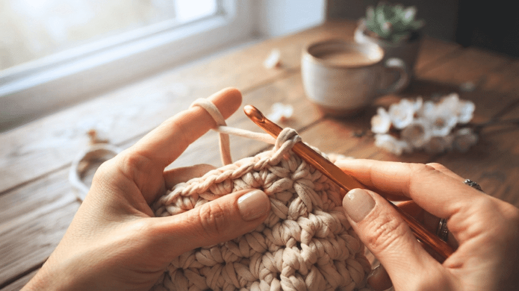 Crochet Star Stitch in the Round by EmmaS Dolls