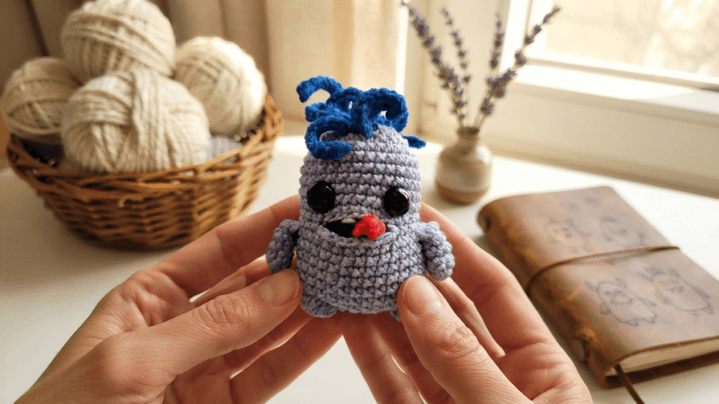 free rocker monster crochet pattern by EmmaS Dolls