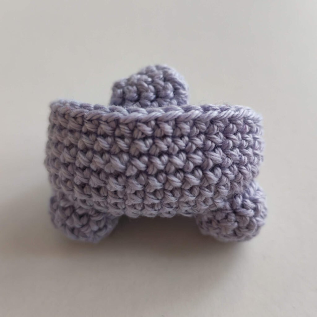 Parts for free rocker monster crochet pattern by EmmaS Dolls.