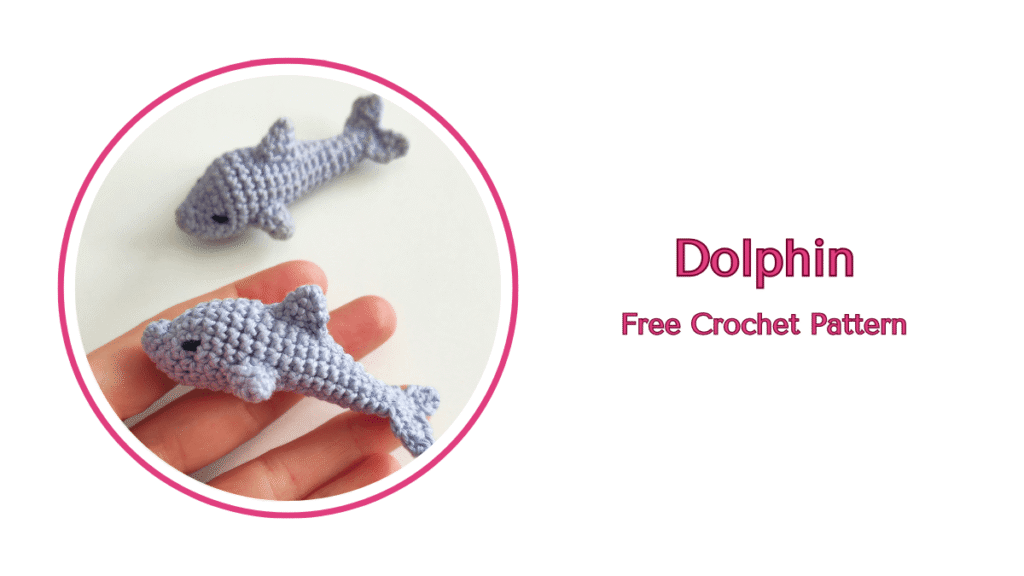 Crochet Dolphin Keychain Free Pattern by EmmaS Dolls