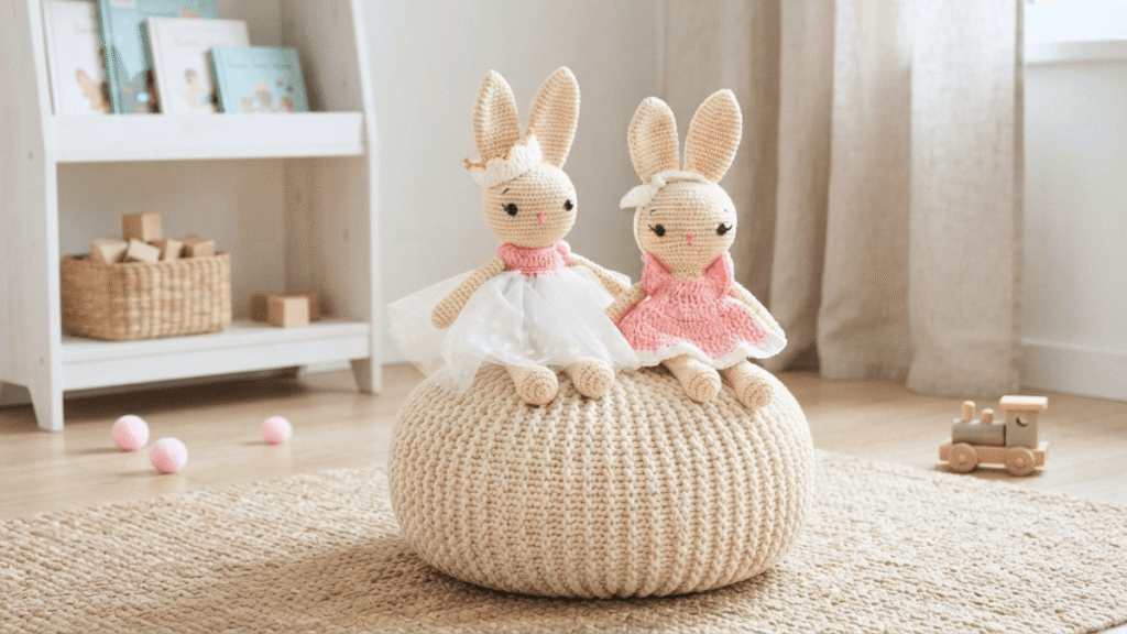 Free Ballerina Bunny Crochet Pattern by EmmaS Dolls