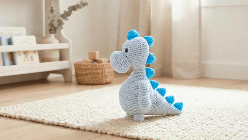 Free Crochet Dinosaur Pattern by EmmaS Dolls