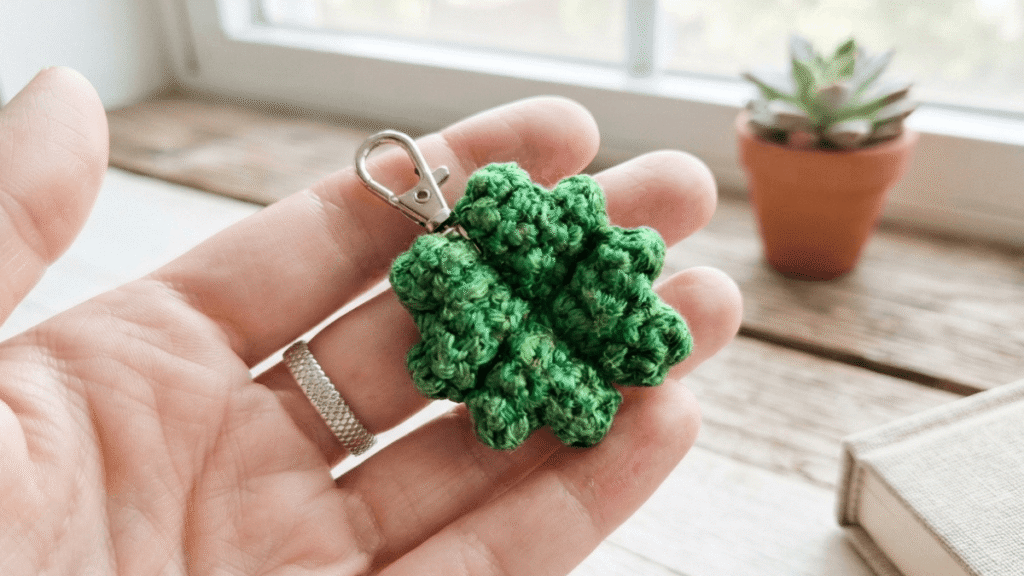Free Lucky Clover Crochet Pattern by EmmaS Dolls